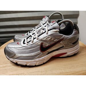 Nike Initiator Men's 11 EU 45 Metallic Silver/ Black-White